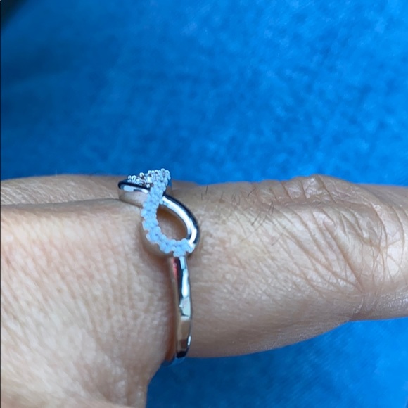 Sterling Silver Forever Infinity Ring size 8 - Picture 5 of 7